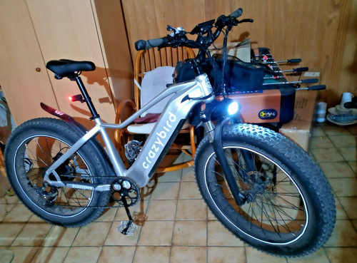 Fat bike crazybird - fat, e-bike